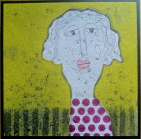 10 x10 cm, Linolschnitt, Collage